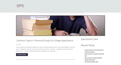 Desktop Screenshot of epts.com